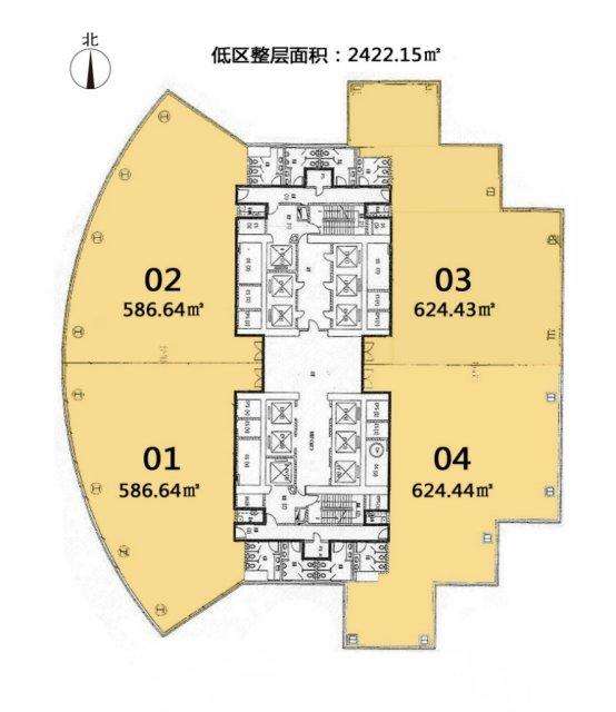 震旦國際大廈戶型圖